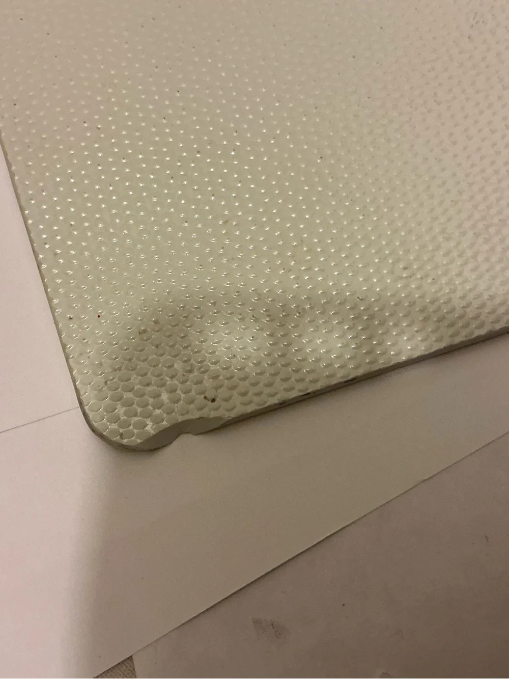 Vintage Corning Ware Wildflower Counter Saver Glass Cutting Board Rectangular